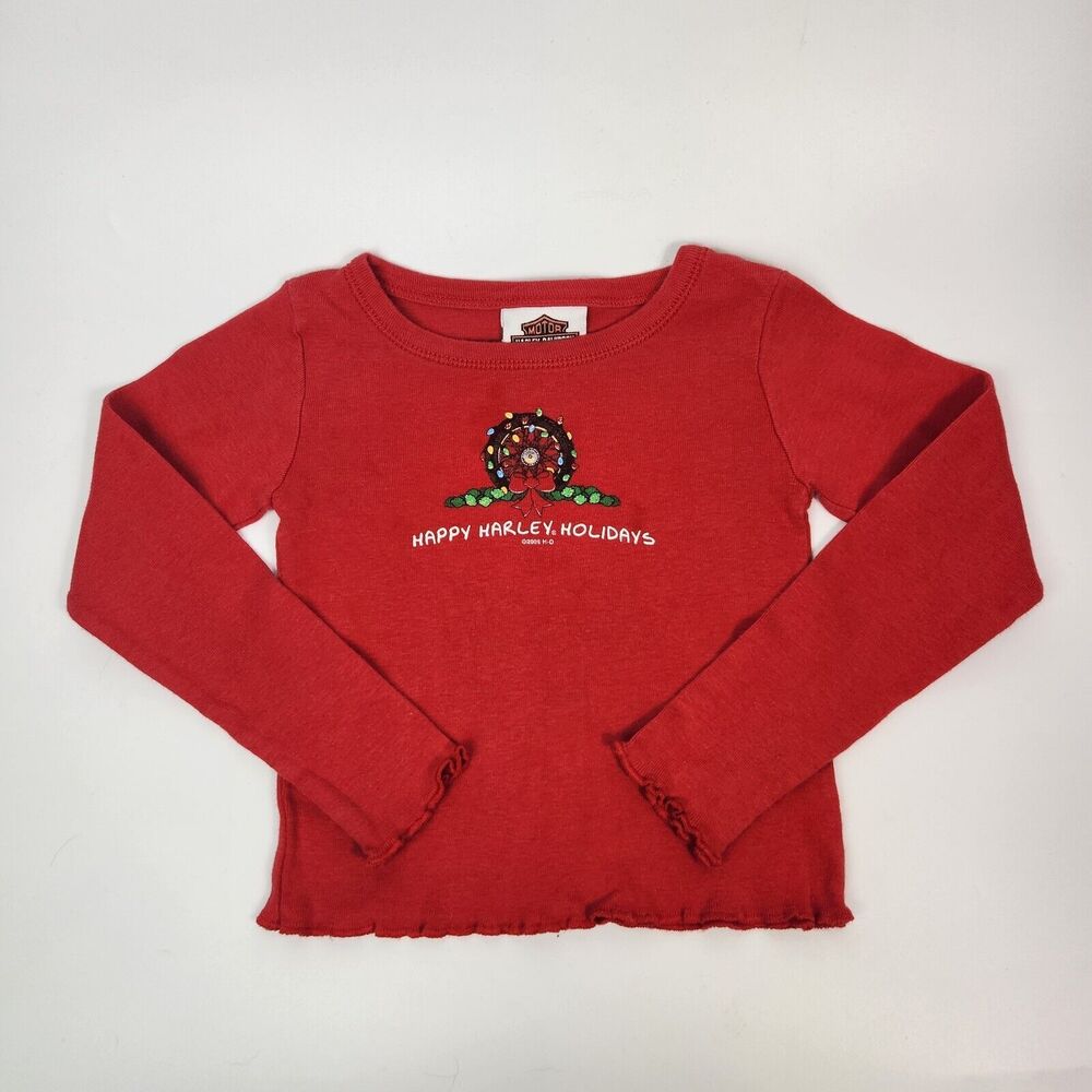 Kids Harley Davidson Christmas Motorcycle Biker Core Mob Wife Punk Holiday Event